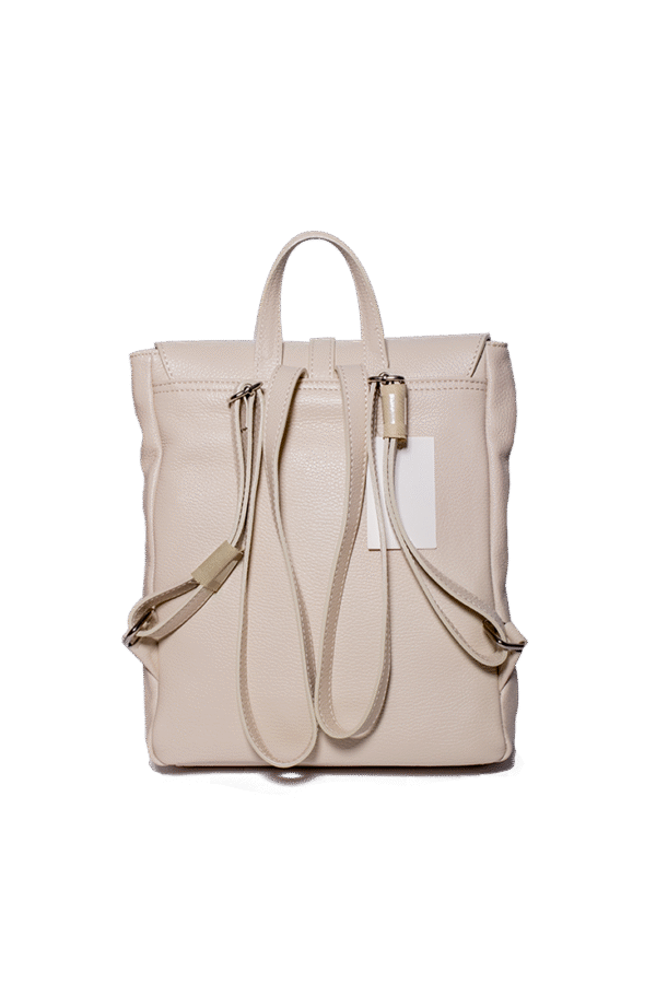 Olive Commander – Militärisch-eleganter Lederrucksack